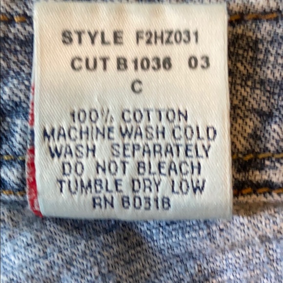 Lucky Brand Dungaree Jeans Size 6/28 Inseam 32 L. - Picture 2 of 7